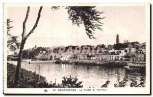 Old Postcard Douarnenez La Riviere du Port Rhu