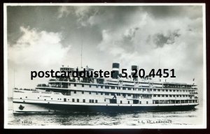 h3240 - Steamer SS ST. LAWRENCE 1942 Canada Steamship Line. Real Photo Postcard