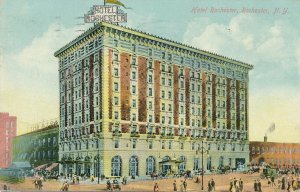 Hotel Rochester, Rochester, New York - Theater on Left Side - pm 1910 - DB