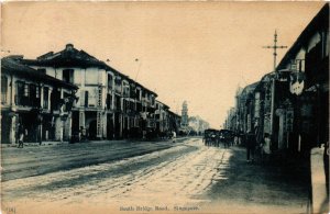 PC CPA SINGAPORE, SOUTH BRIDGE ROAD, VINTAGE POSTCARD (b4191)