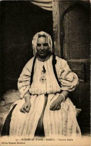 CPA AK Scenes et Types Maroc Femme Arabe MAROC (738324)
