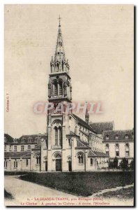 Old Postcard La Grande Trappe Pres Mortagne The Bell At The Left Cloitres