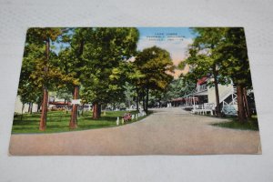 Lake James Assembly Grounds Angola Indiana Postcard E. C. Kropp 4946