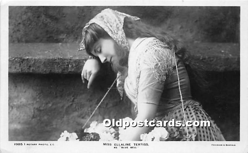 Miss Ellaline Terriss As Blue Bell Theater Actor / Actress Unused 