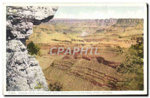 Old Postcard Arizona Across From View Point Grand Canyon National Park