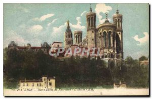 Postcard Old Lyon Notre Dame de Fourviere The Apse