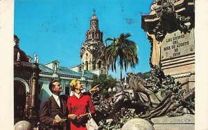 PANAGRA JET SKY CARD~Quito Ecuador Plaza Grande Heroes Monumt-Airplane Postcard