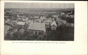 SOMERSWORTH NH High School View c1900 Private Mailing Card Postcard