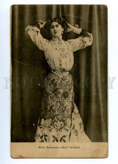 140143 Maria CAVALIERI Italian OPERA Singer vintage PHOTO PC