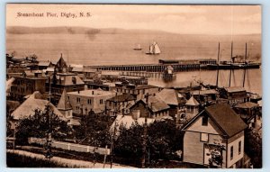 Steamboat Pier DIGBY Nova Scotia CANADA Postcard
