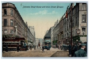 Glasgow Scotland Postcard Jamaica Street Corner and Union Street c1910 Antique