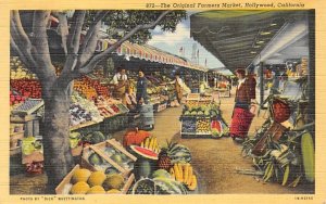 The Original Farmers Market Hollywood  California  