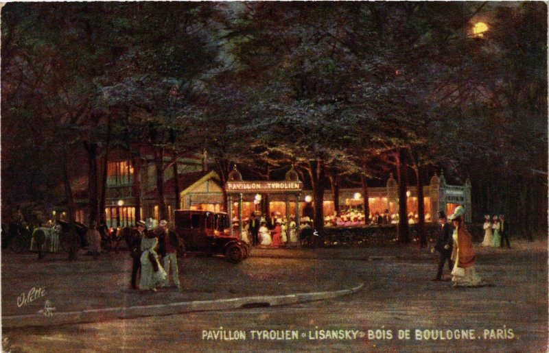 CPA PARIS 16e Pavillon Tyrolien Lisansky. Bois de Boulogne (574265)