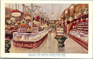 Vantine's Oriental Store, Main Floor, Broadway New York Vintage Postcard M11