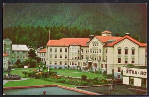 Alaska SITKA Pioneer Home former site of Russian Parade grounds - Chrome