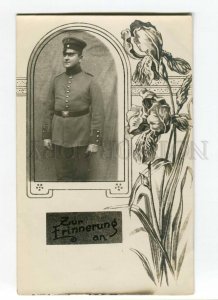 275632 WWI War SOLDIER Memory IRIS Germany REAL PHOTO COLLAGE