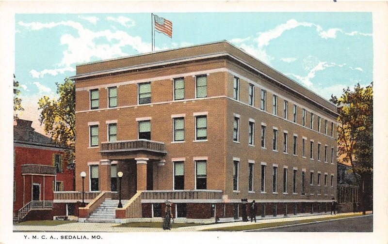 Missouri Mo Postcard c1910 SEDALIA Pettis County YMCA Building 7