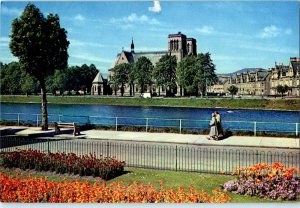 St Andrews Cathedral on the banks of the River Ness Inverness Scotland Postcard