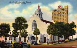 Florida Tampa First Presbyterian Church Curteich