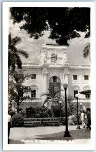 c1940s Panama City Municipal Palace RPPC Neoclassical Real Photo RP A130
