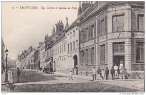 SAINT-OMER , France , 00-10s : Rue Carnot et Bureau de Poste