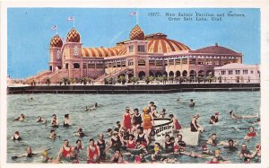 uk41950 new saltair pavilion and bathers great salt lake utah saltair usa