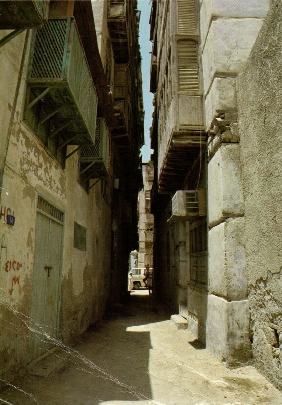 PC CPA SAUDI ARABIA, JEDDAH, ANCIENT BUILDINGS, Modern Postcard (b15868)