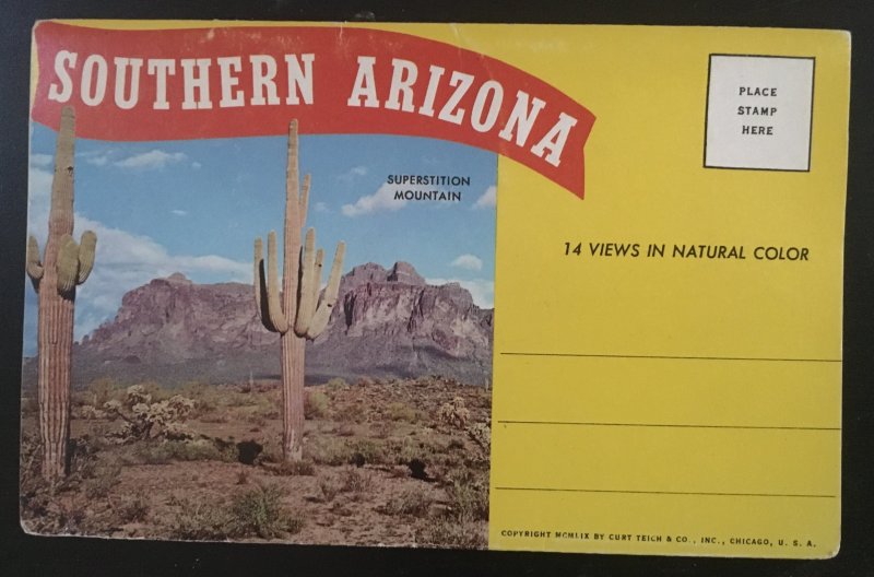 Southern Arizona Fold Out Postcard
