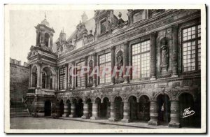 Old Postcard La Rochelle The Hotel de Ville The Court D Honor