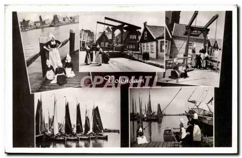 Old Postcard Netherlands Volendam Folklore
