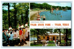 The Recreation, East Texas, Greetings from Tyler State Park Tyler Texas Postcard 
