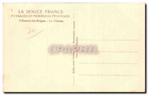 Old Postcard Villeneuve Avignon The castle