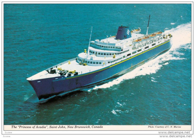 Princess of Acadia, SAINT JOHN, New Brunswick, Canada, 50-70´s