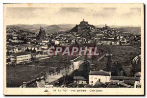 Old Postcard Le Puy General West Coast View