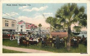 1916 Band Stand DAYTONA BEACH FLORIDA E.C. KROPP Postcard 100247