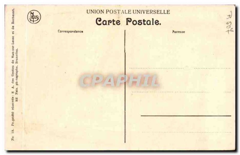 Han Cave Old Postcard L & # 39entree the room Dome