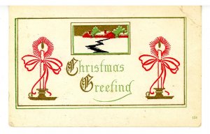 Greeting - Christmas     (crease)