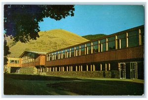 c1950's The Lodge Student Union Building Montana State College Missoula Postcard