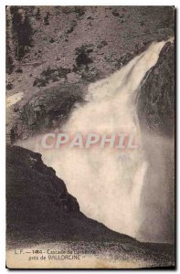 Old Postcard Cascade Barberine near Vallorcine