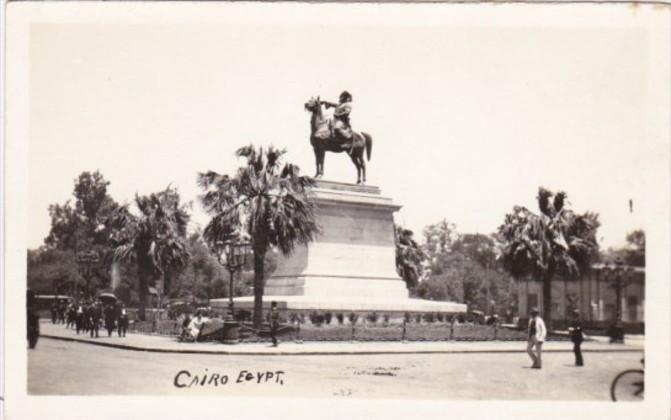 Egypt Cairo MOnument Scene Real Photo