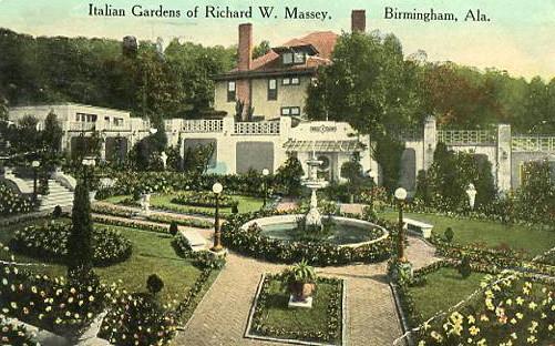 AL - Birmingham. Italian Gardens of Richard W. Massey