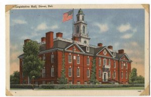 Postcard Legislative Hall Dover DE