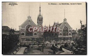 Old Postcard Fecamp The Benedictine overlooking the Square