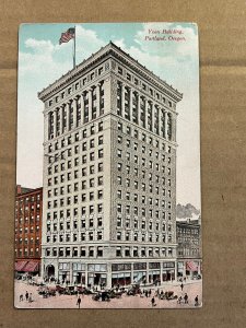 VINTAGE .01 POSTCARD UNUSED  - YEON BUILDING PORTLAND, OREGON