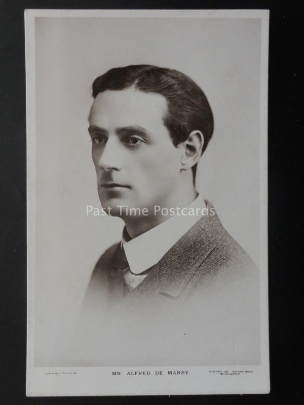 MR ALFRED DE MANBY Actor Music Hall & Theatre Star c1910 RP Postcard by Sydney