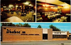 Vtg Chamberlain South Dakota SD Western Inn Restaurant & Lounge Postcard