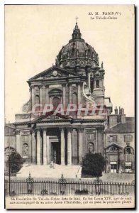 Postcard Old Paris Fr Val de Grace Grace Val Foundation date 1645 it was Loui...