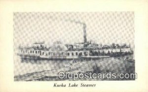 Kueka Lake Steamer, Wm L Hasley, Brooklyn, New York, NY USA Steam Ship Unused 