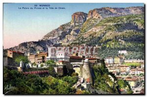 Old Postcard Monaco The Prince's Palace and the Dog Tete