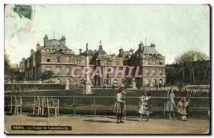 Paris Old Postcard The Luxembourg Palace